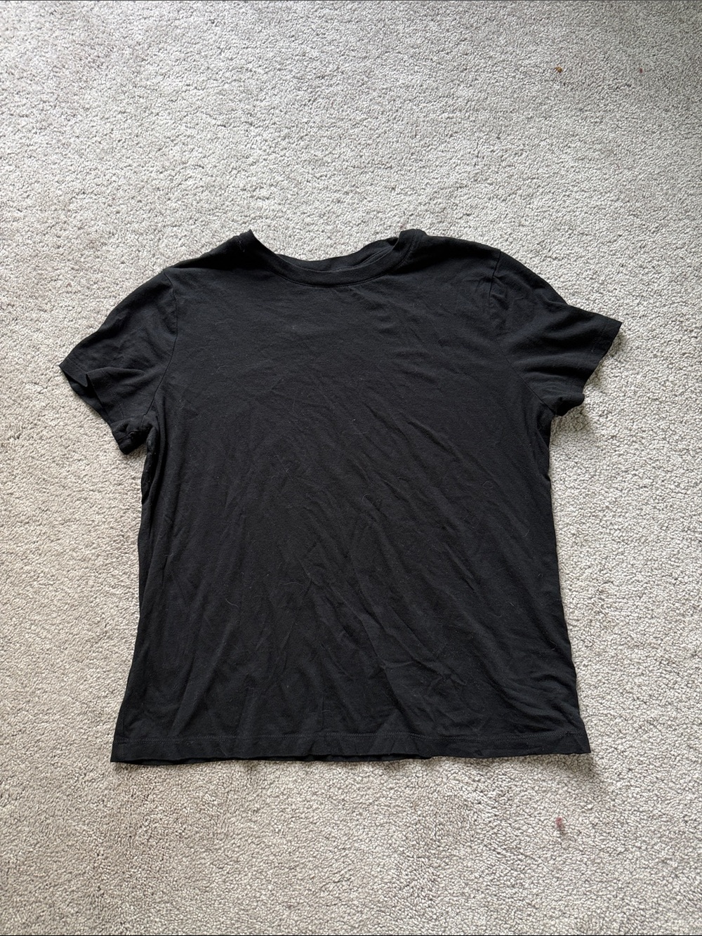 a new day Black Short Sleeve Crew Neck Tee